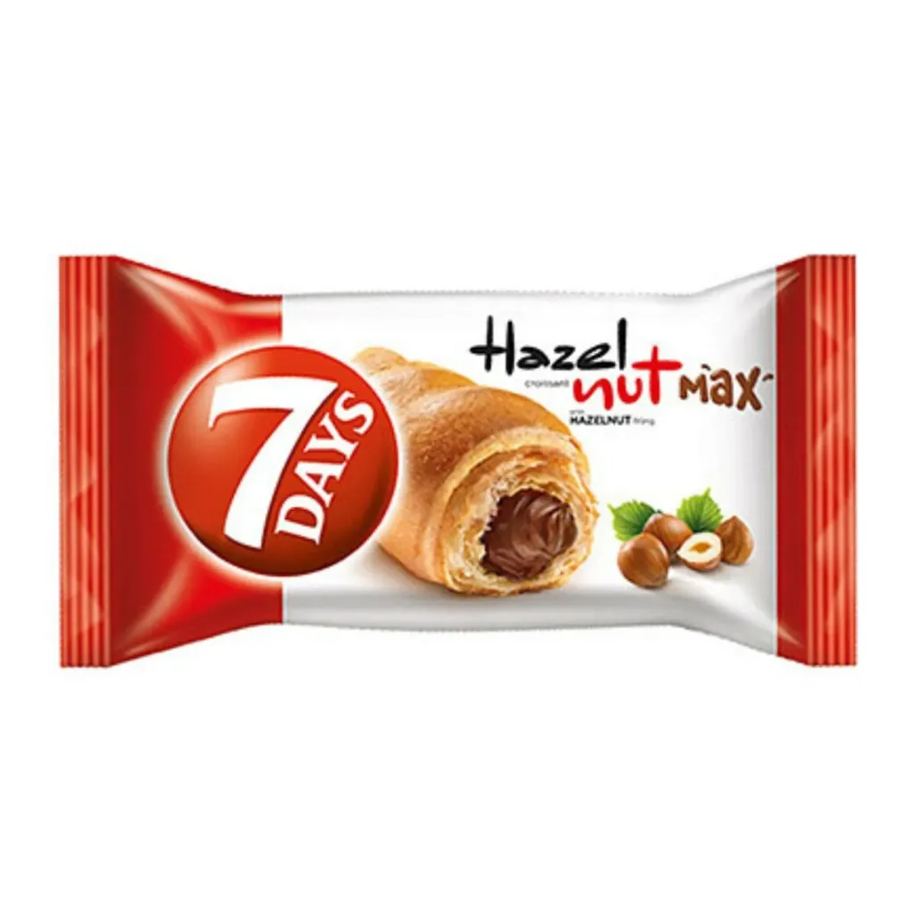 [7622201389635/7622201389642] 7DAYS CROISSANT MAX HAZELNUT MAX 92G