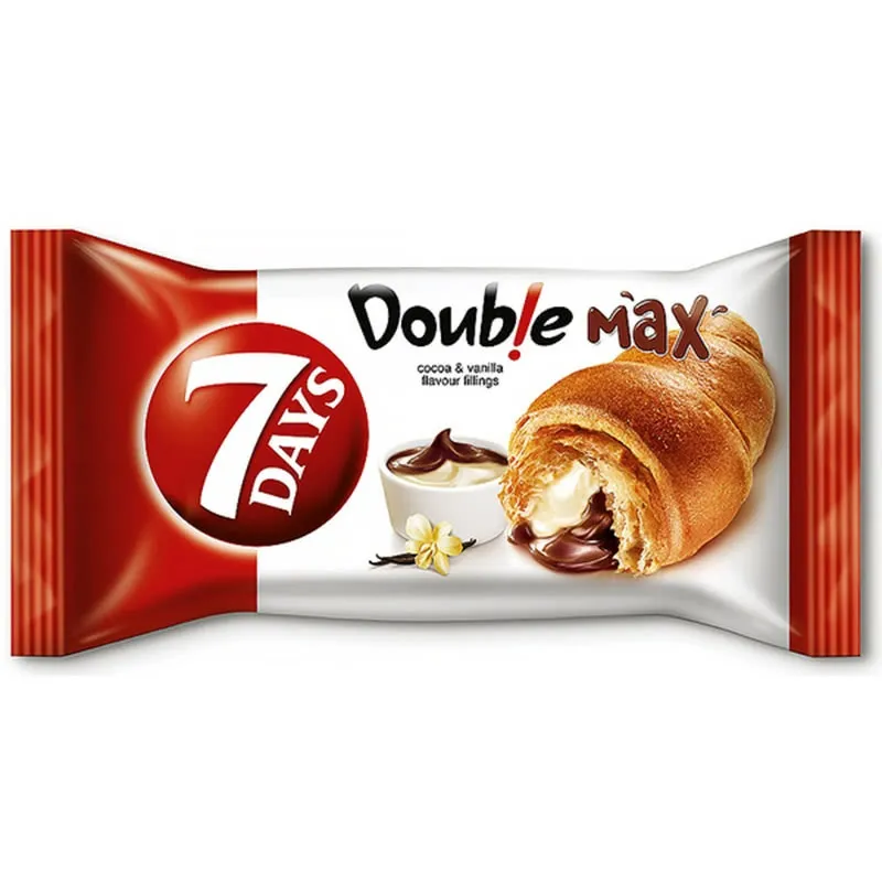 [7622201389536/7622201389543] 7DAYS CROISSANT MAX CACAO VANILLA 92G