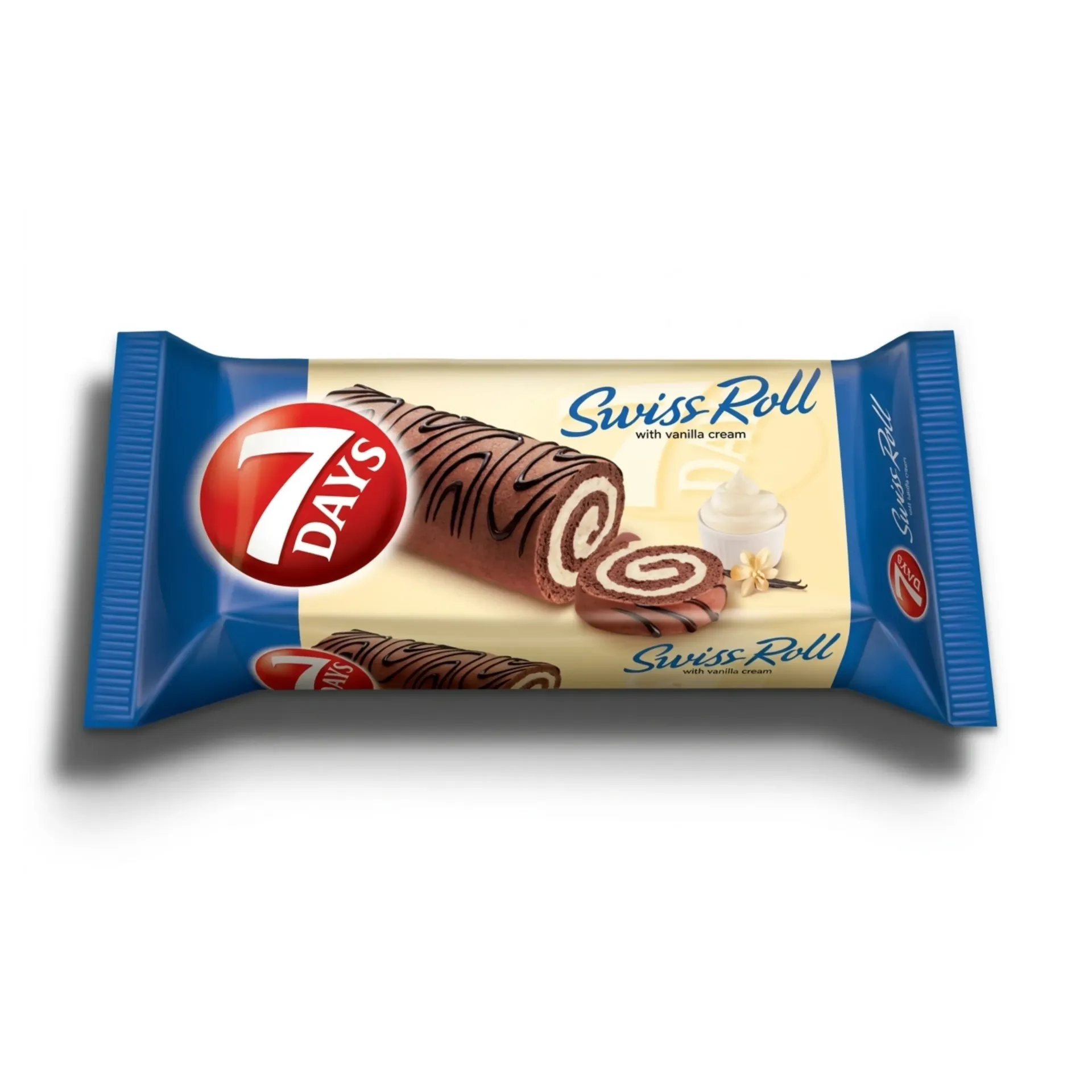 7DAYS SWISS ROLL VANILLA 200G