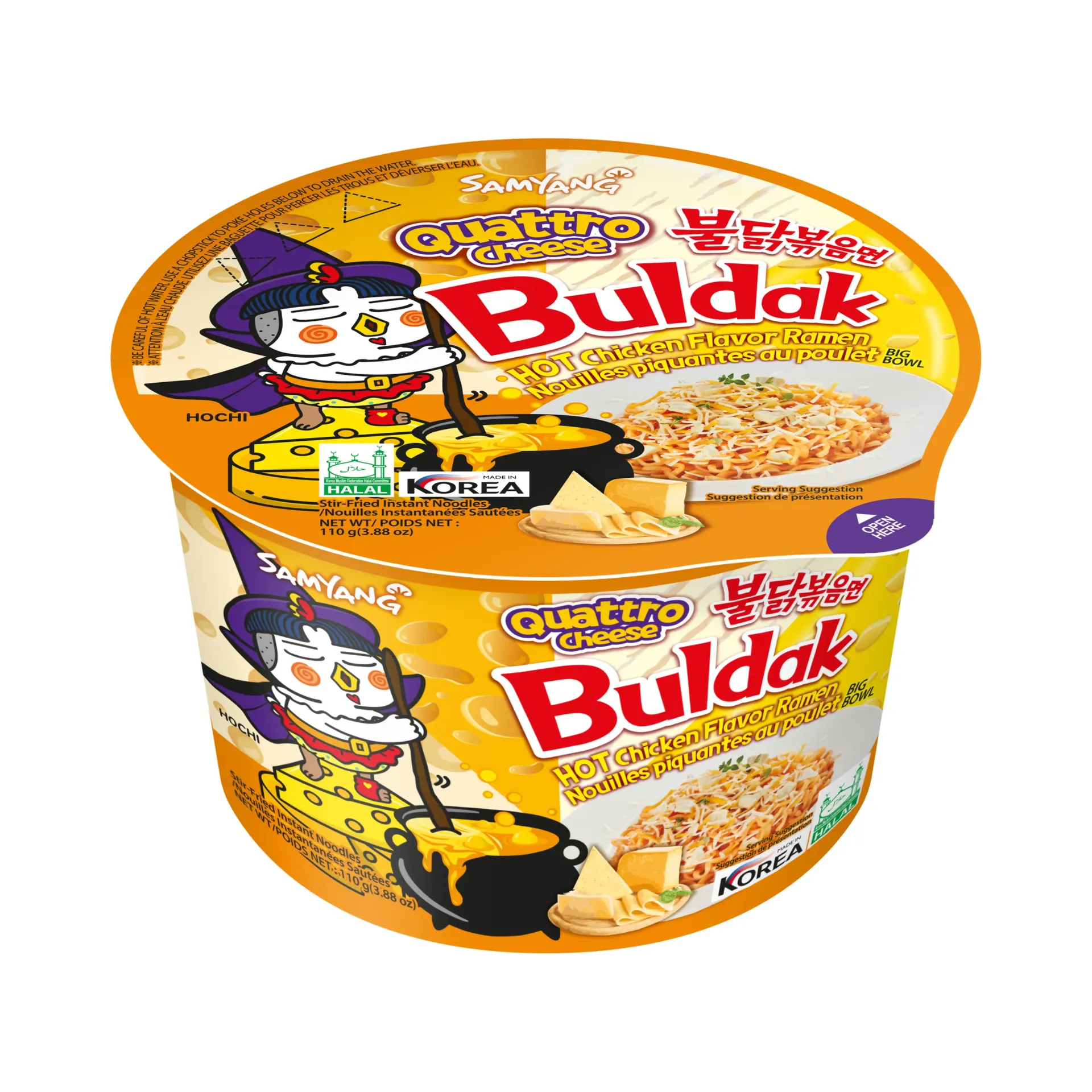 BULDAK SAMYANG QUATTRO CHEESE BIG BOWL 110G