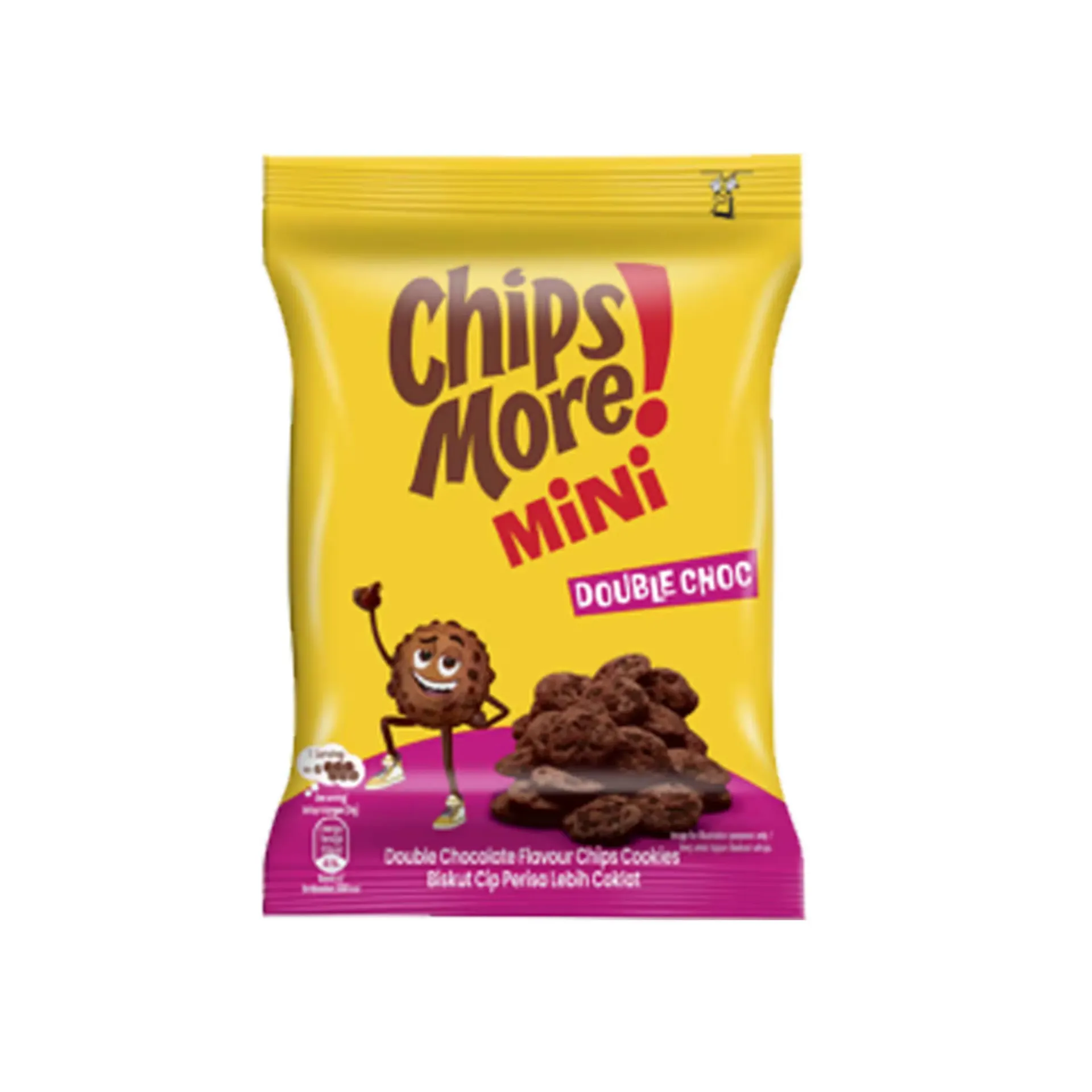 CHIPS MORE MINI DOUBLE CHOCO 72G