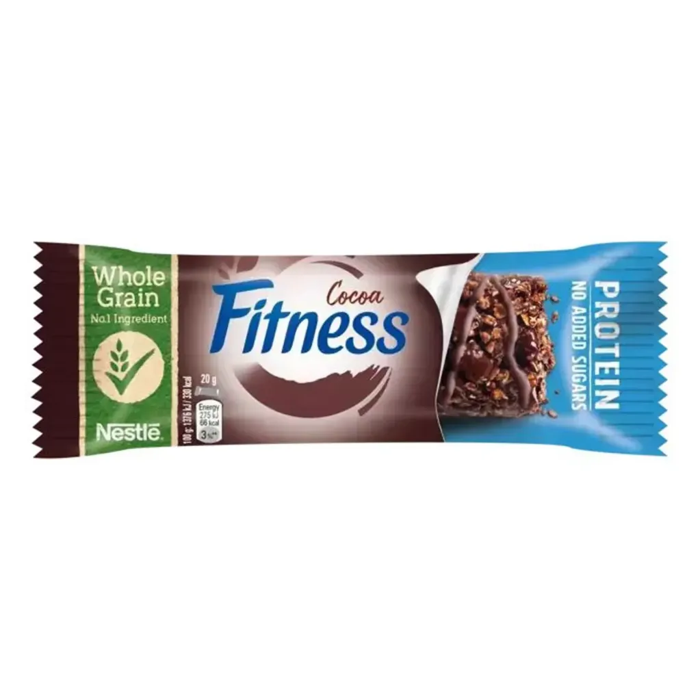 [5900020043825 / 5900020043818] FITNESS PROTEIN BAR CACAO 20G