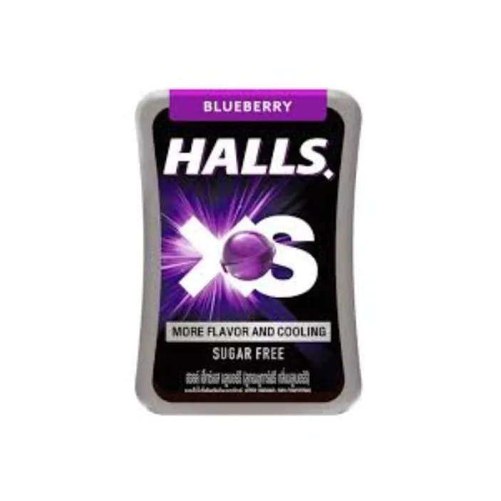 [8850338021336 / 8850338021329] HALLS XS  BLUEBERRY SF 12G
