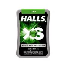 HALLS XS LIME SF 12G