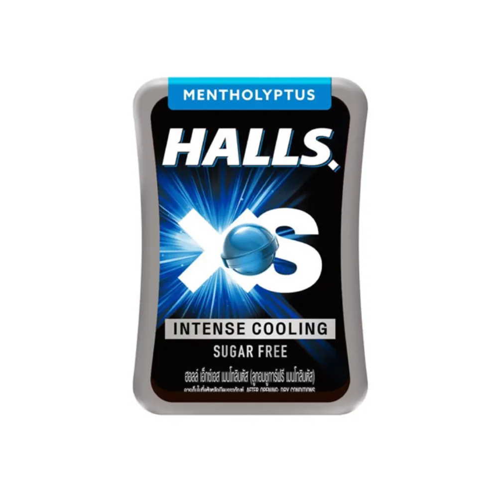 HALLS XS MENTHOLYPTUS SF 12G