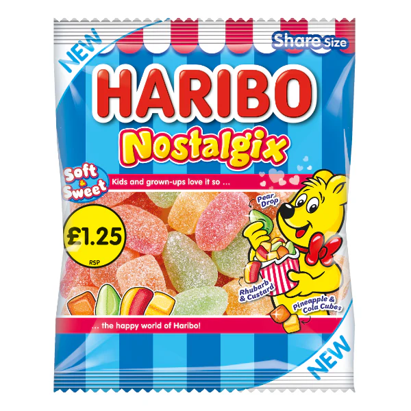 [5012035999674 / 5012035999605] HARIBO NOSTALGIX 140G