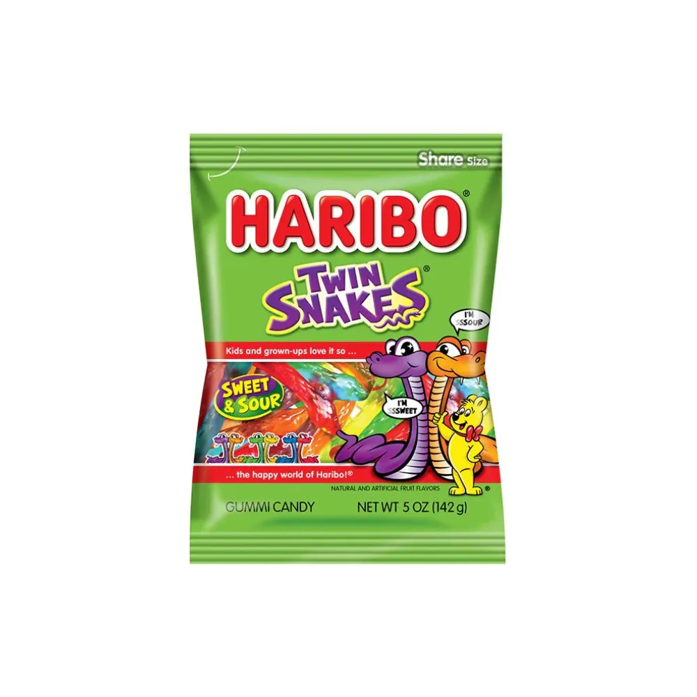 [5012035998202 / 5012035998349] HARIBO TWIN SNAKES 154G