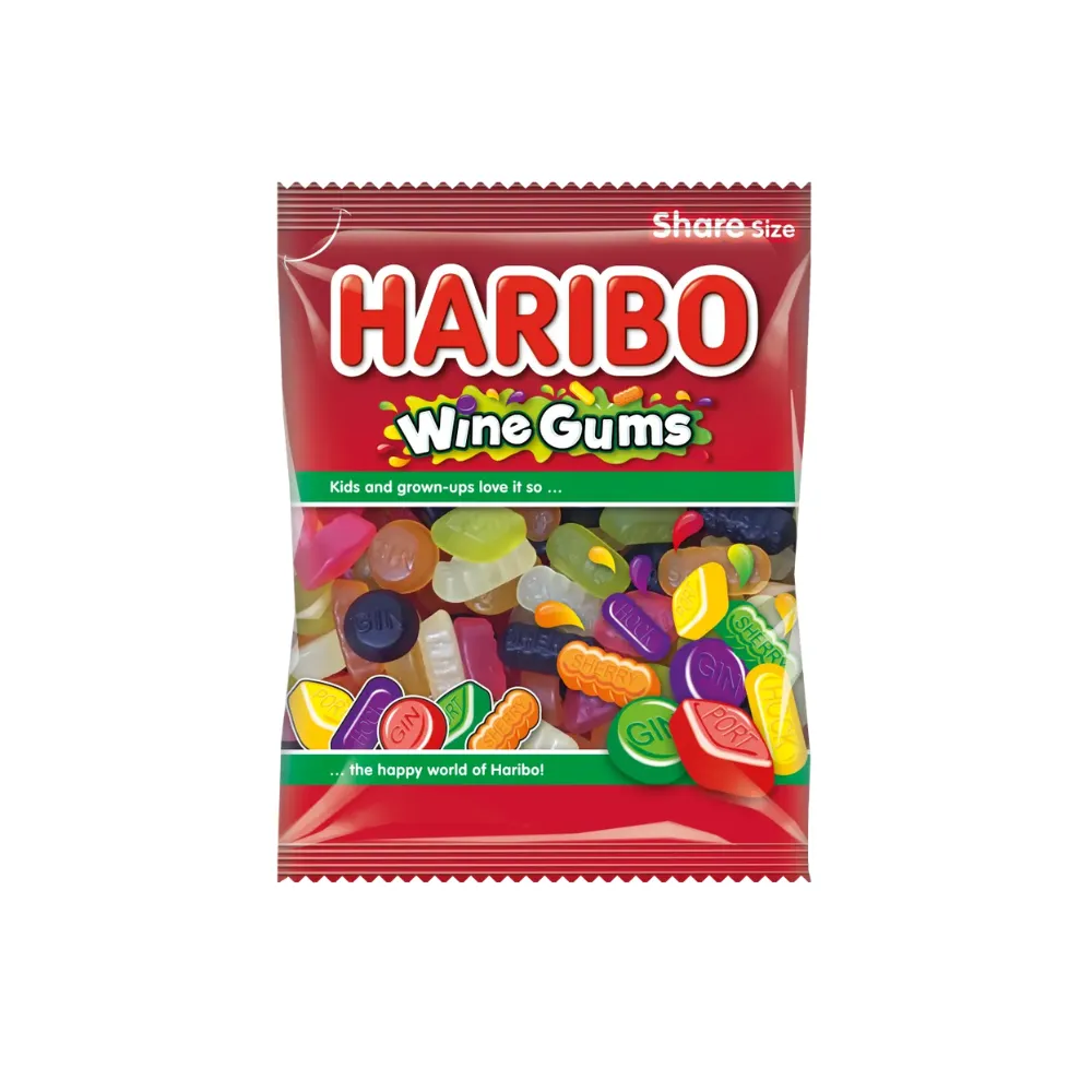 HARIBO WINE GUMS 154G