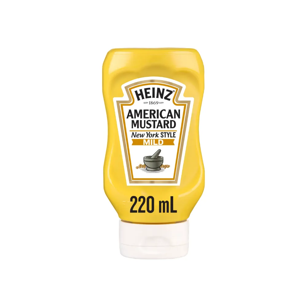 HEINZ YELLOW MUSTARD  220ML