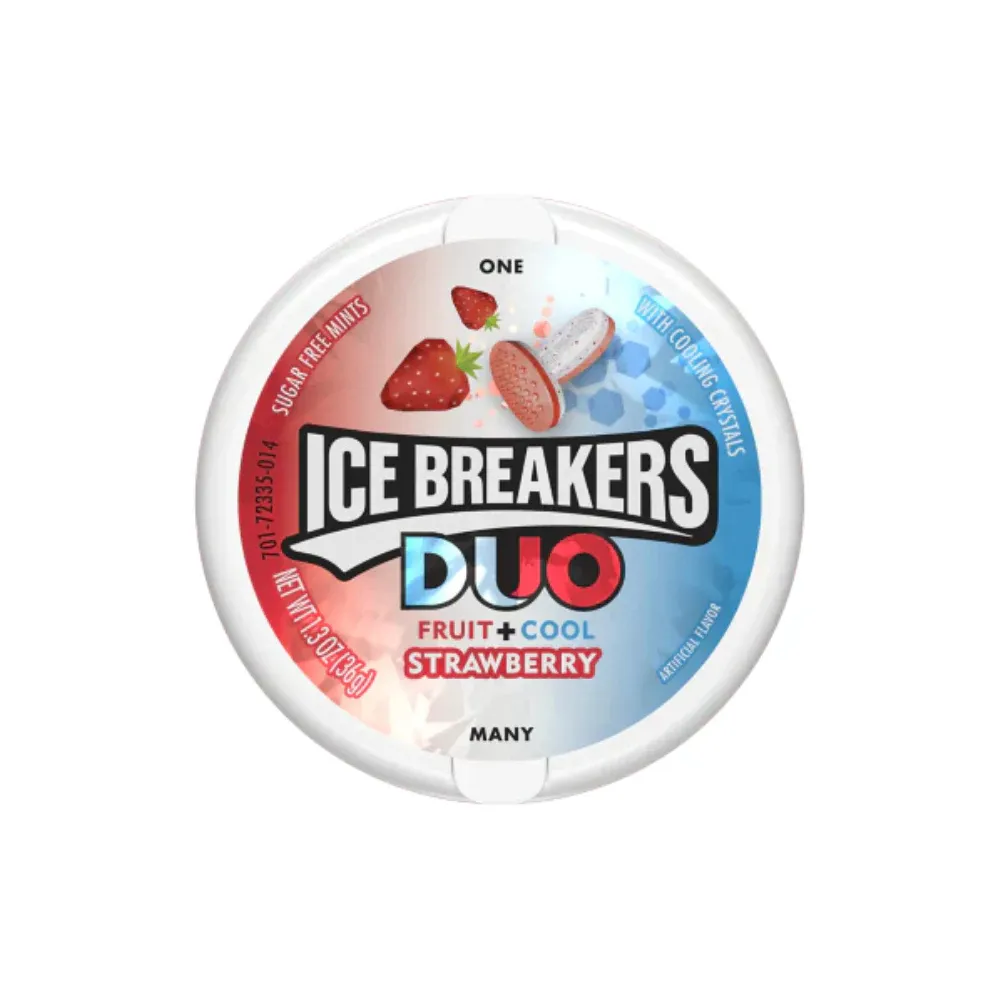 ICE BREAKERS DUO STRAWBERRY 42G