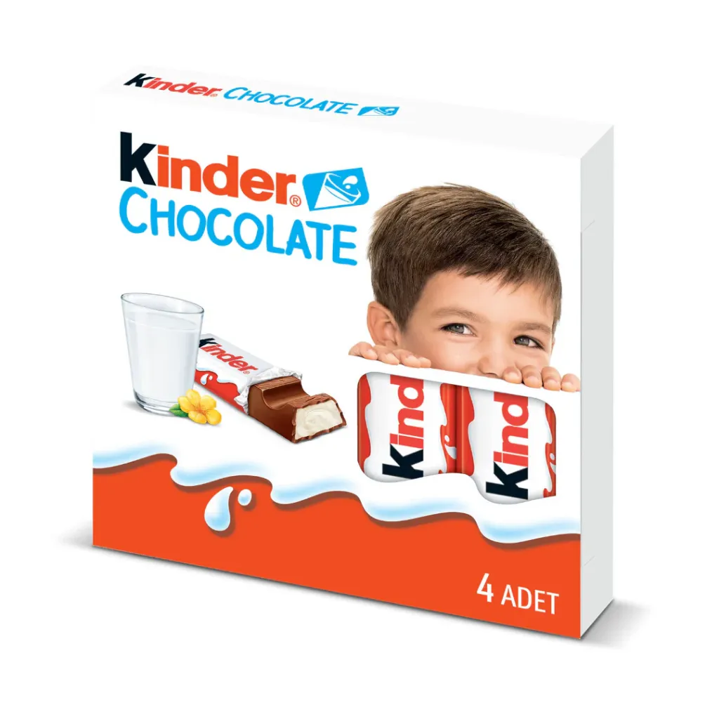 KINDER CHOCOLATE BAR T4 50G