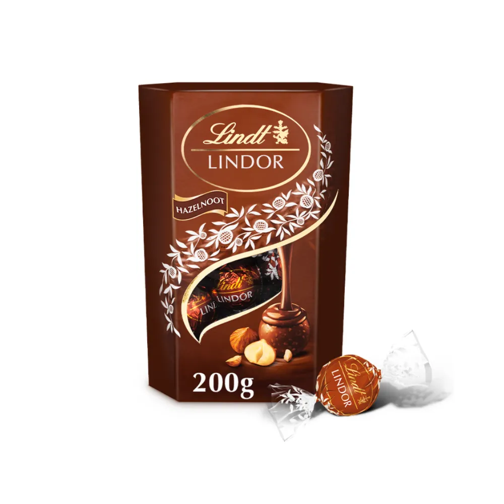 [01080033405965011526113010l453500 / 8003340096506] LINDT CORNET HAZELNUT 200G