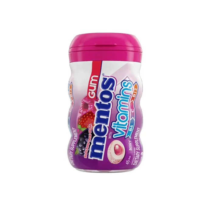 MENTOS VITAMINS BERRY WITH FOREST FRUIT SUGAR FREE 50G