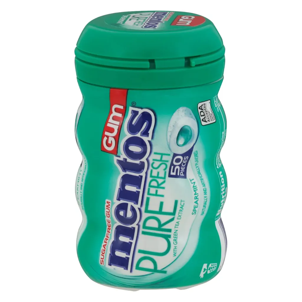 [8003440988190 / 80780588] MENTOS SPEARMINT SUGAR FREE 60G