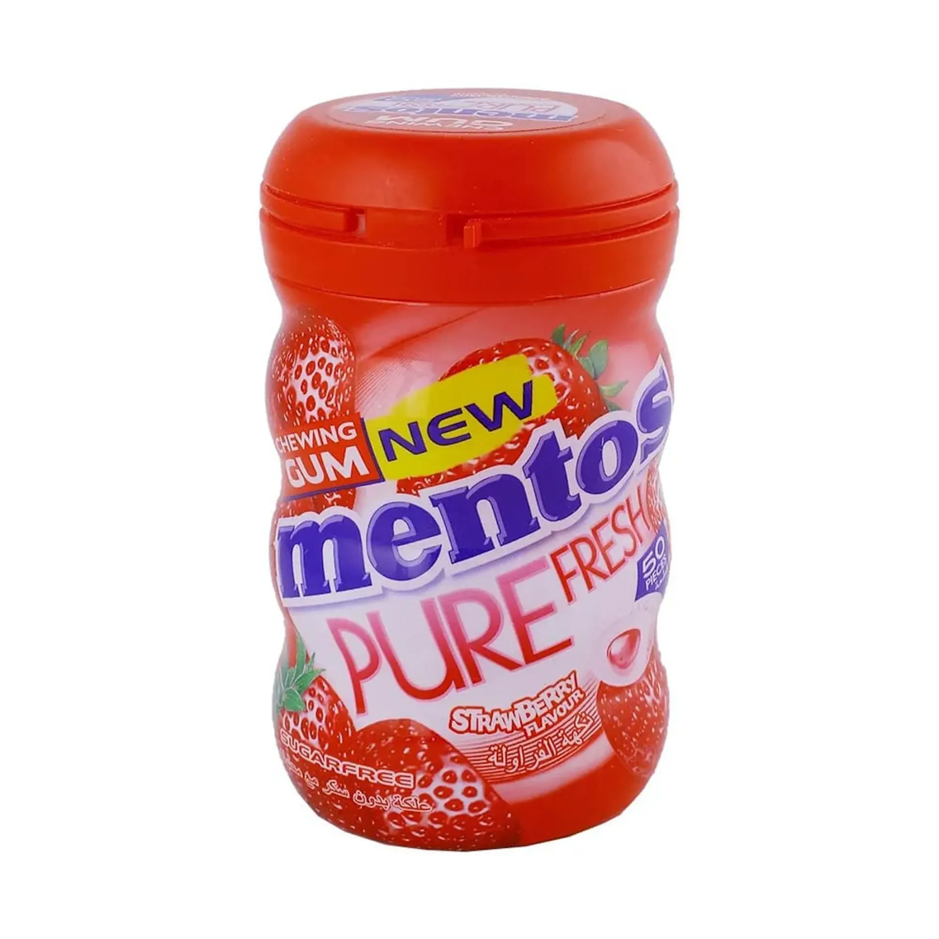 [8003440991107 / 80858850] MENTOS STRAWBERRY SUGAR FREE 60G