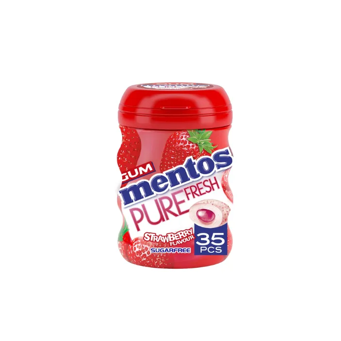 MENTOS STRAWBERRY SUGAR FREE 60G