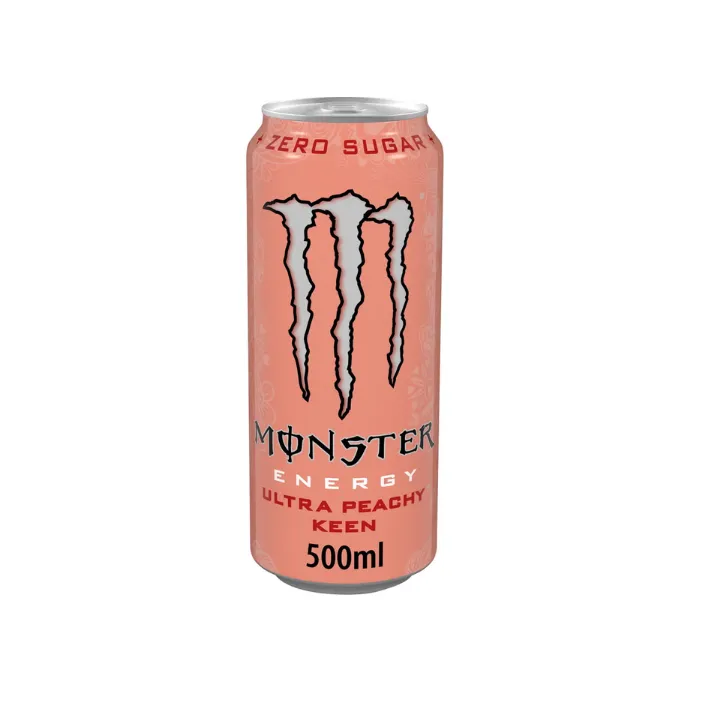 [5056784900956/ 5056784900932] MONSTER PEACHY KEEN ZERO SUGAR 500ML