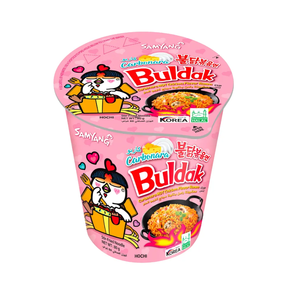 [8801073222373 / 8801073211667] BULDAK SAMYANG CARBONARA CUP 80G