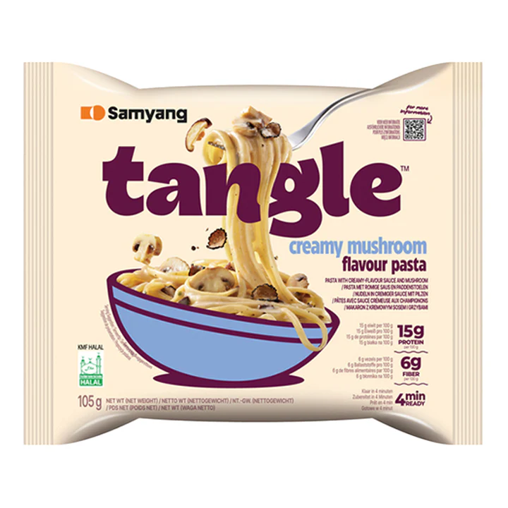 BULDAK SAMYANG TANGLE CREAMY MUSHROOM POUCH 105G