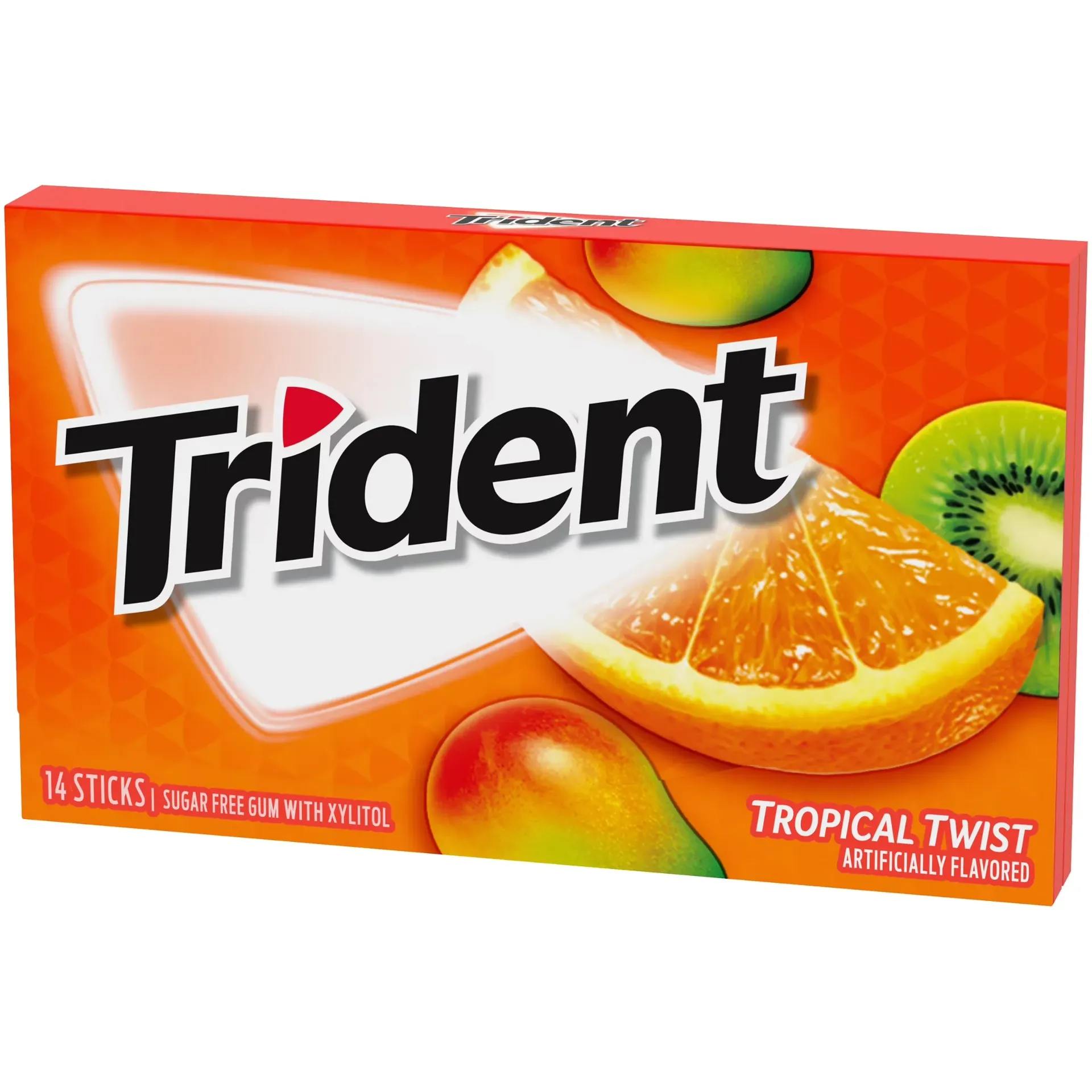[070221008710 / 70221008727] TRIDENT TROPICAL FLAVOR SUGAR FREE 14STICKS