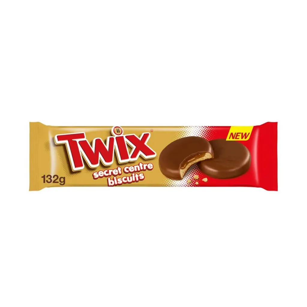 [5056357915233 / 5056357915226] TWIX SECRET CENTRE BISCUITS 132G