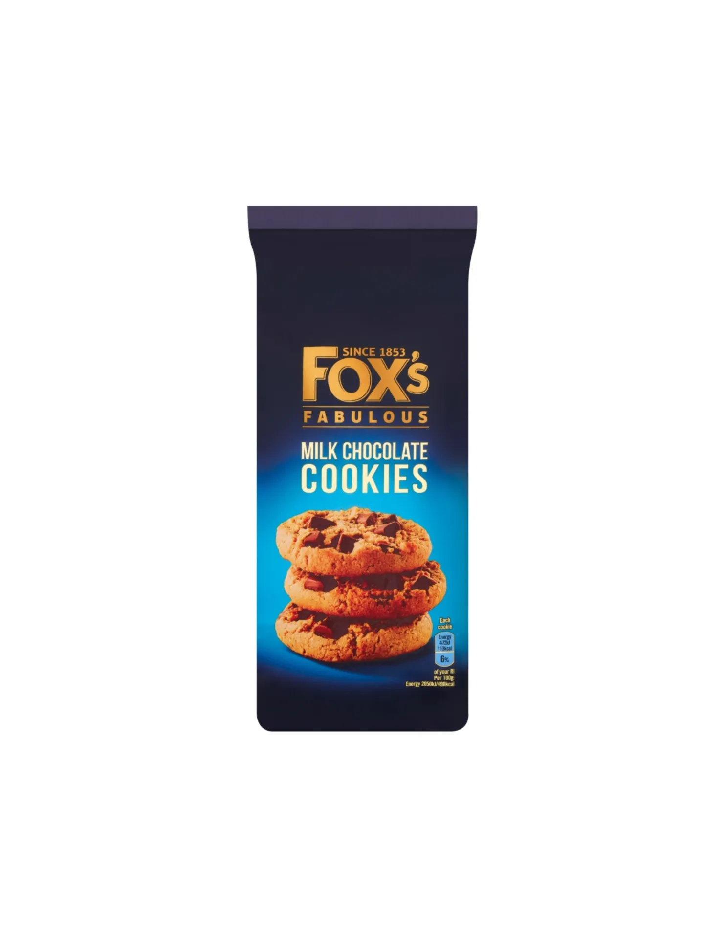 FOX'S MILK CHOCOLATE COOKIES 180G
