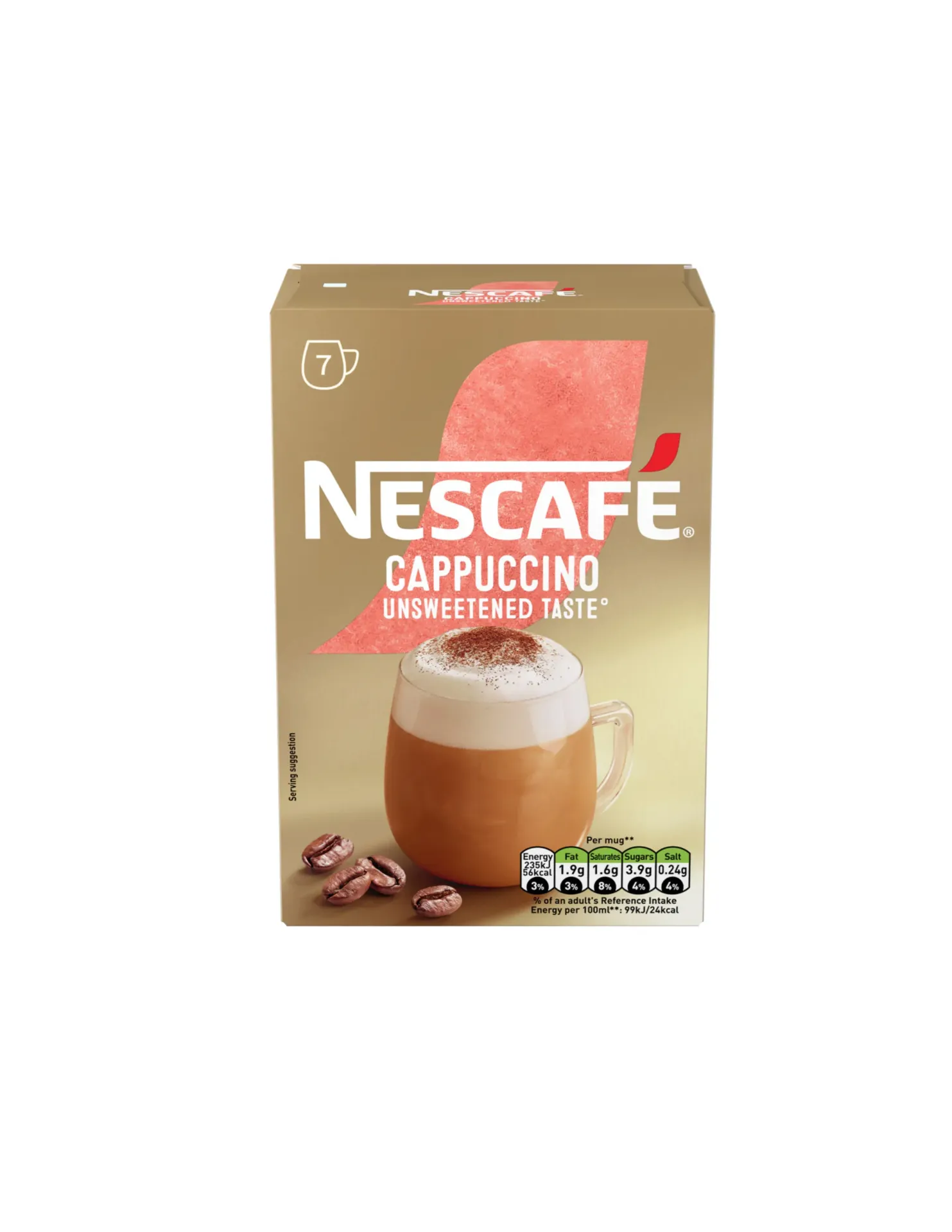 NESCAFE CAPPUCCINO UNSWEETEND 7STICK