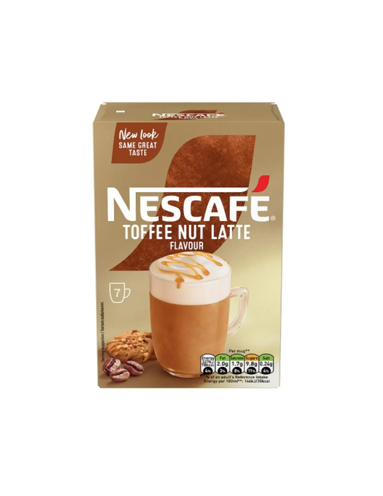 NESCAFE TOFFEE NUT LATTE 7STICK