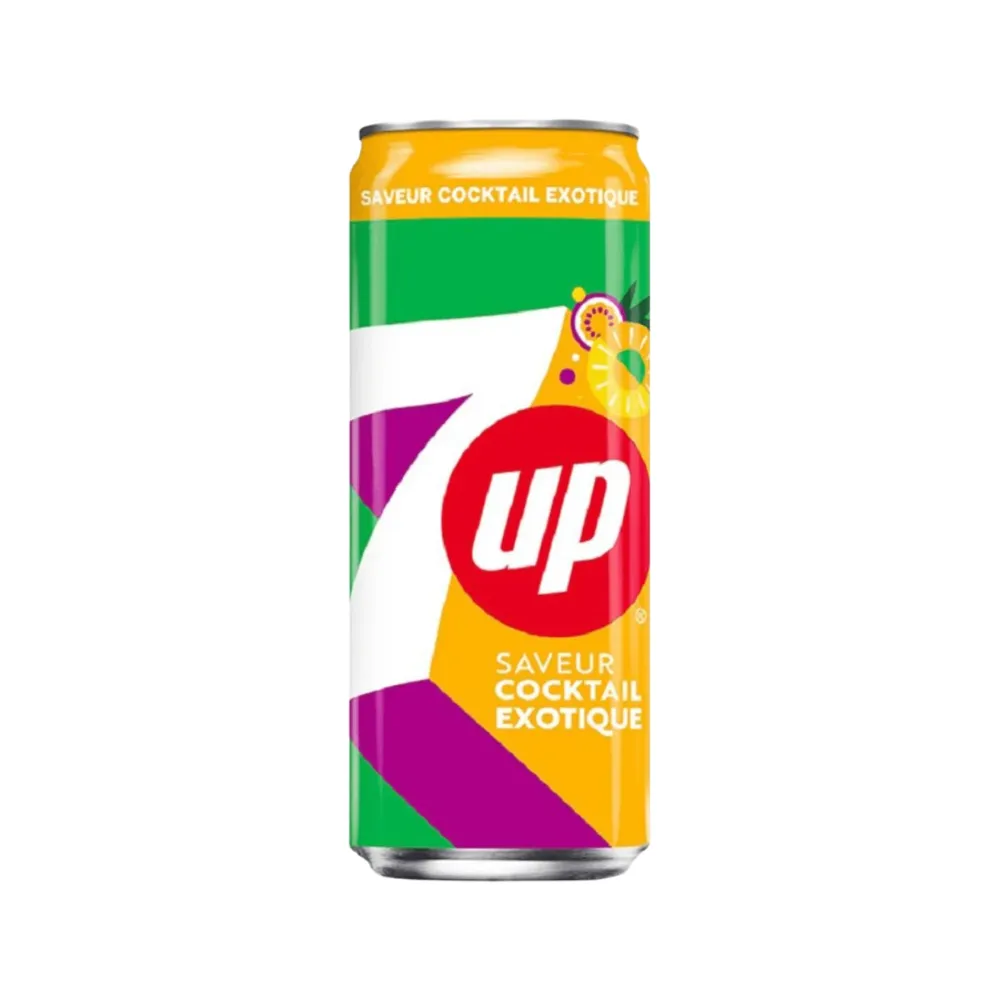 7UP COCKTAIL EXOTIQUE 330ML