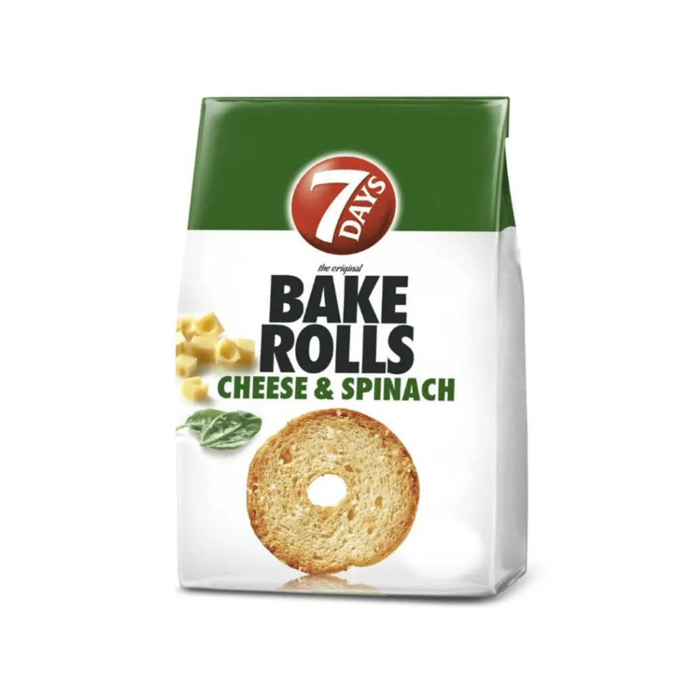 [7622202316968 / 7622202015465] 7DAYS BAKE ROLLS CHEESE AND SPINACH 80G
