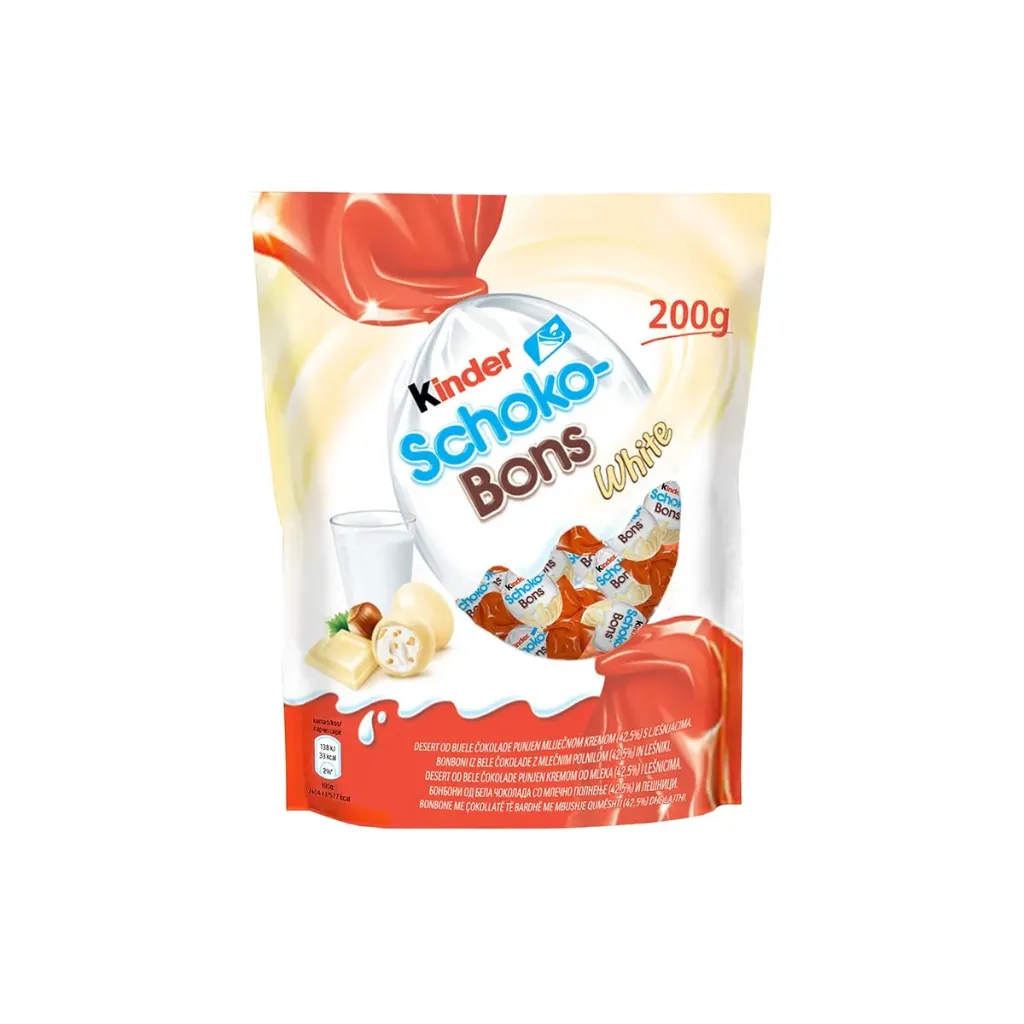 KINDER SCHOKO BONS WHITE 200G