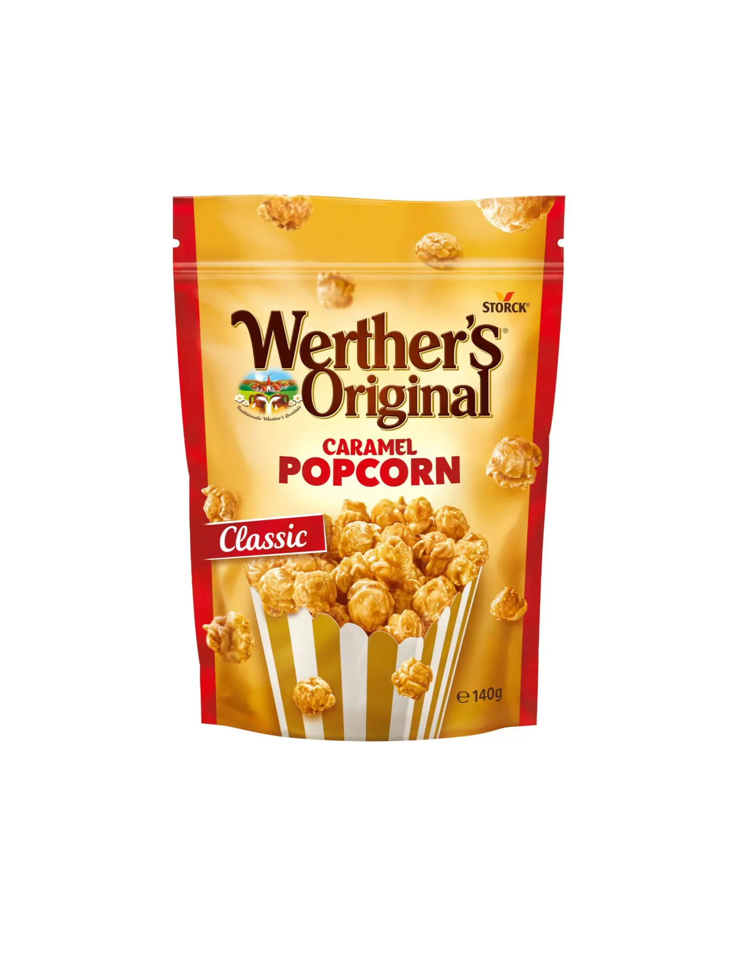 WERTHERS ORIGINAL POPCORN CLASSIC CARAMEL 140G