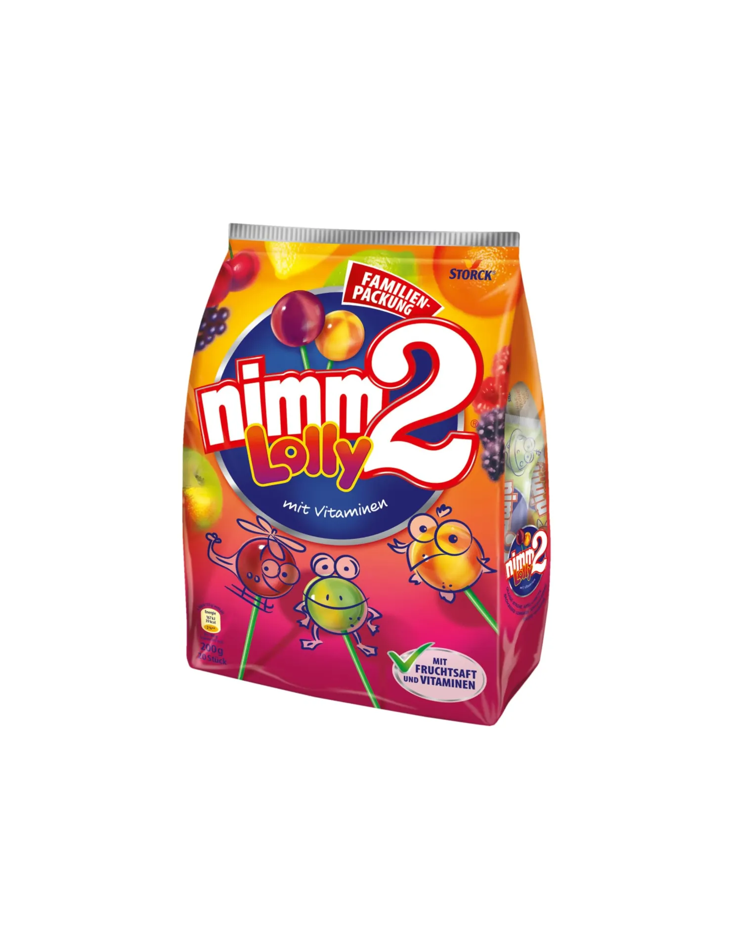 NIMM2 LOLLY MIT VITAMINEN 120G