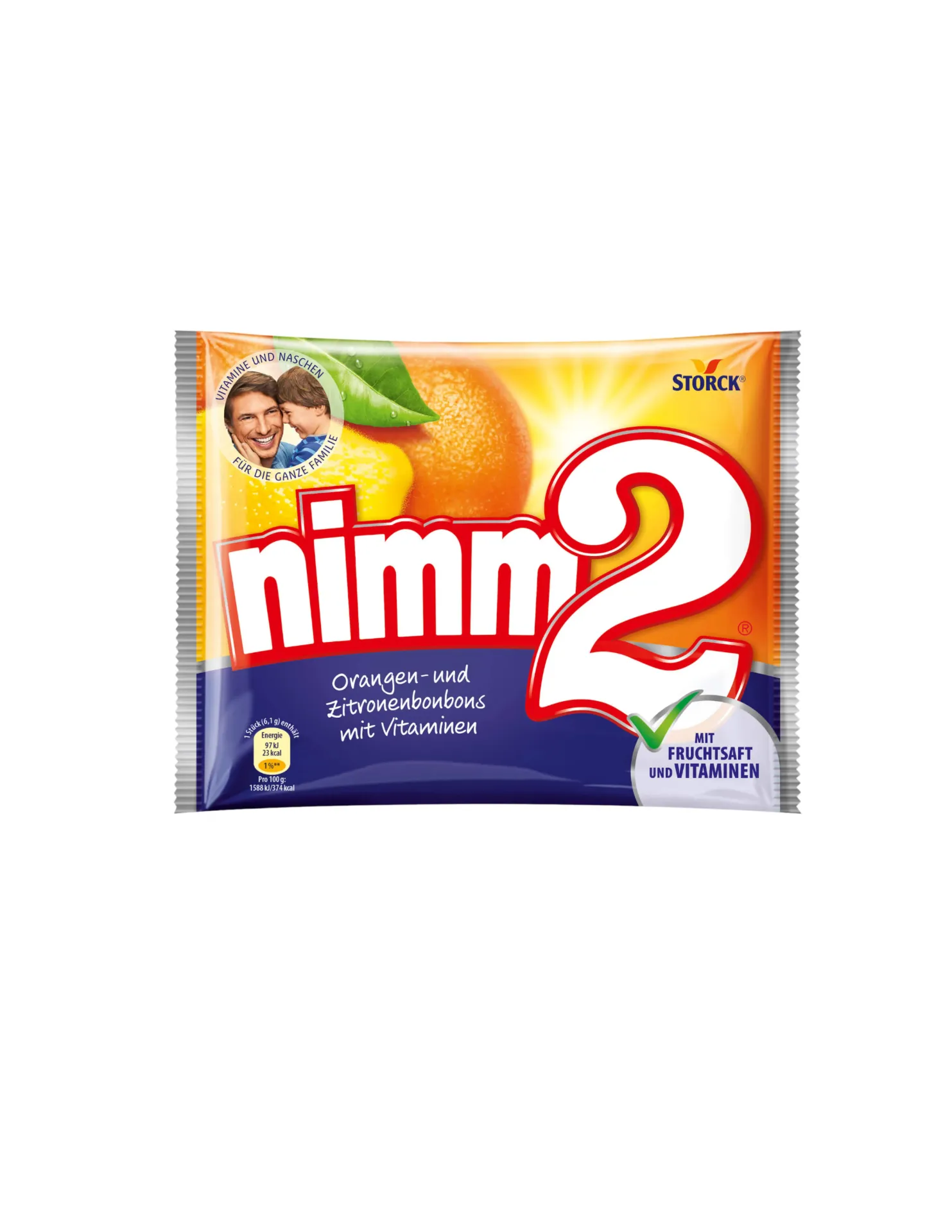 [4014400367102 / 4014400904215] NIMM2 ORANGE AND LEMON CANDY 145G