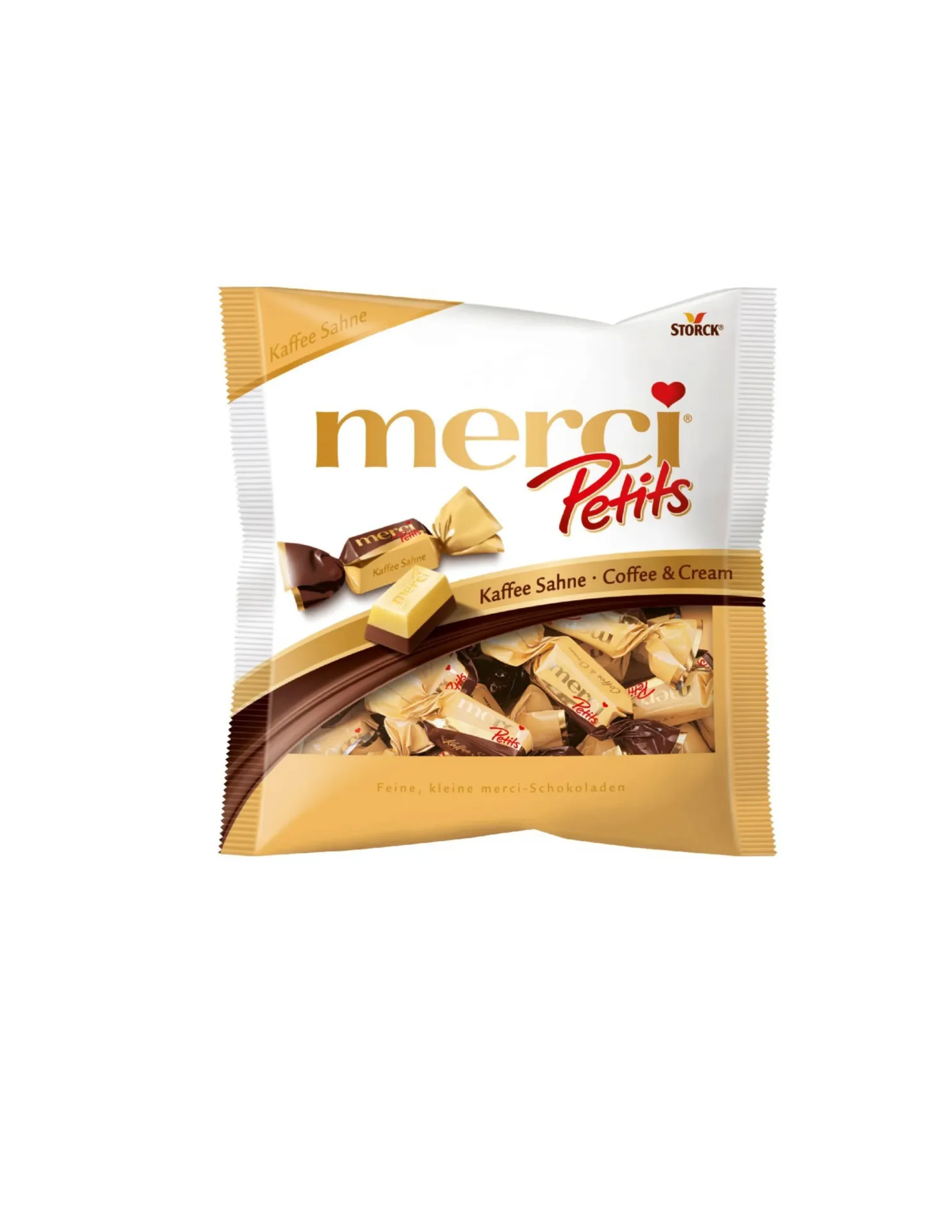 [4014400927443] MERCI PETITS WHITE AND COFFEE CREAM 125G