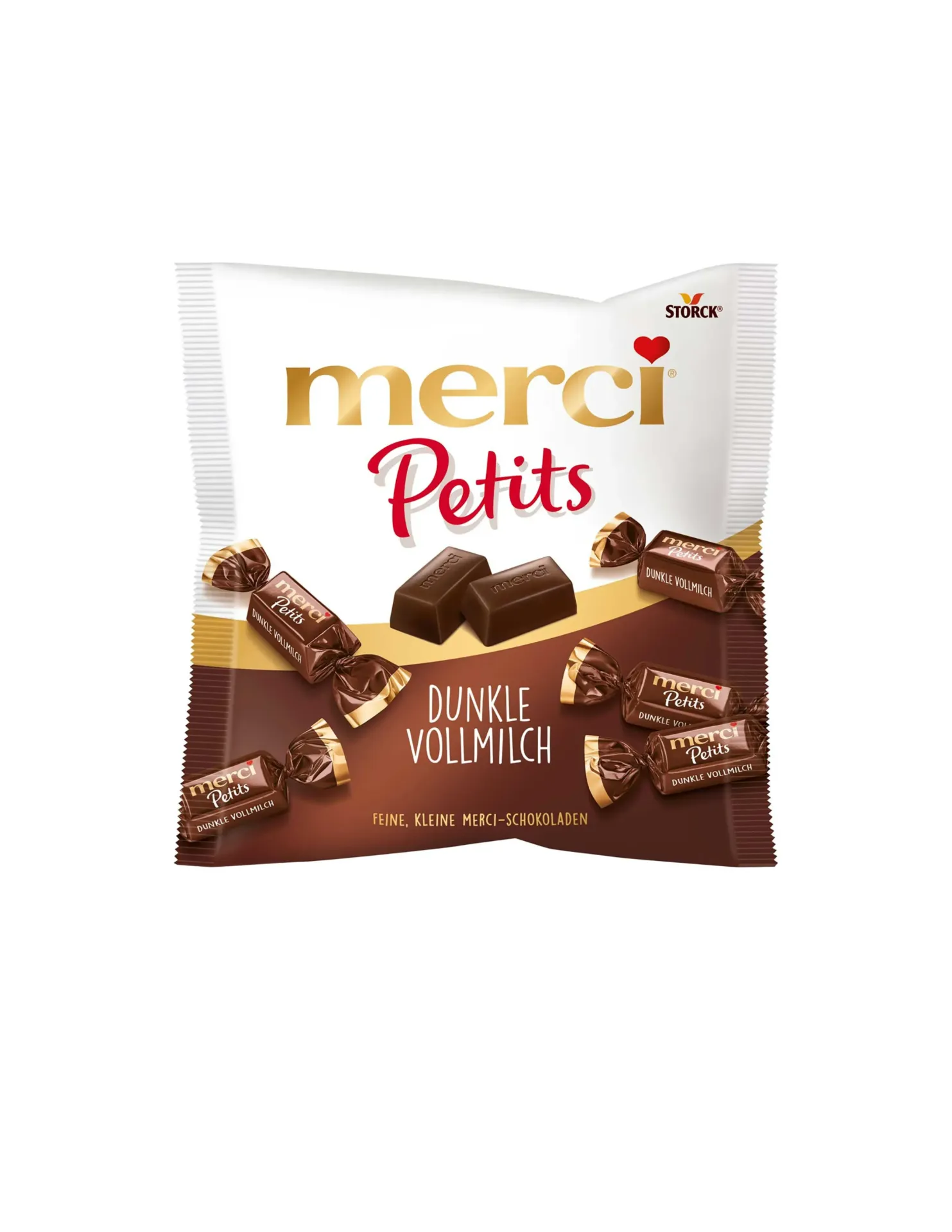 [4014400927429] MERCI PETITS DARK WHOLE MILK 125G