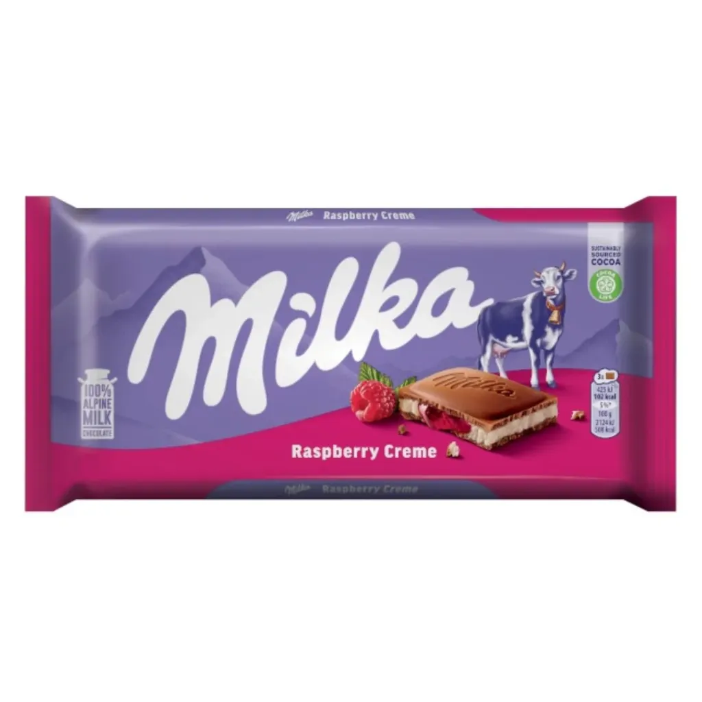 [7622202806155/7622300590062] MILKA RASPBERRY 100G