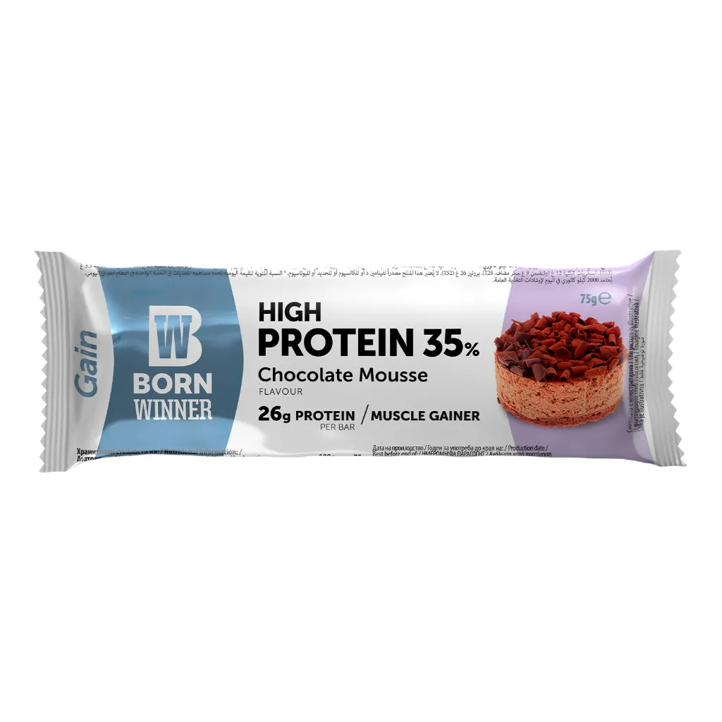 BW GAIN PROTEIN BAR CHOCO MOUSSE 75G
