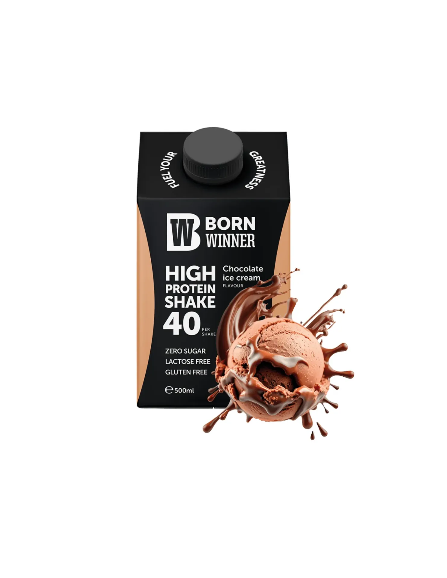 BW PROTEIN SHAKE CHOCOLATE ICE CREAM 500ML