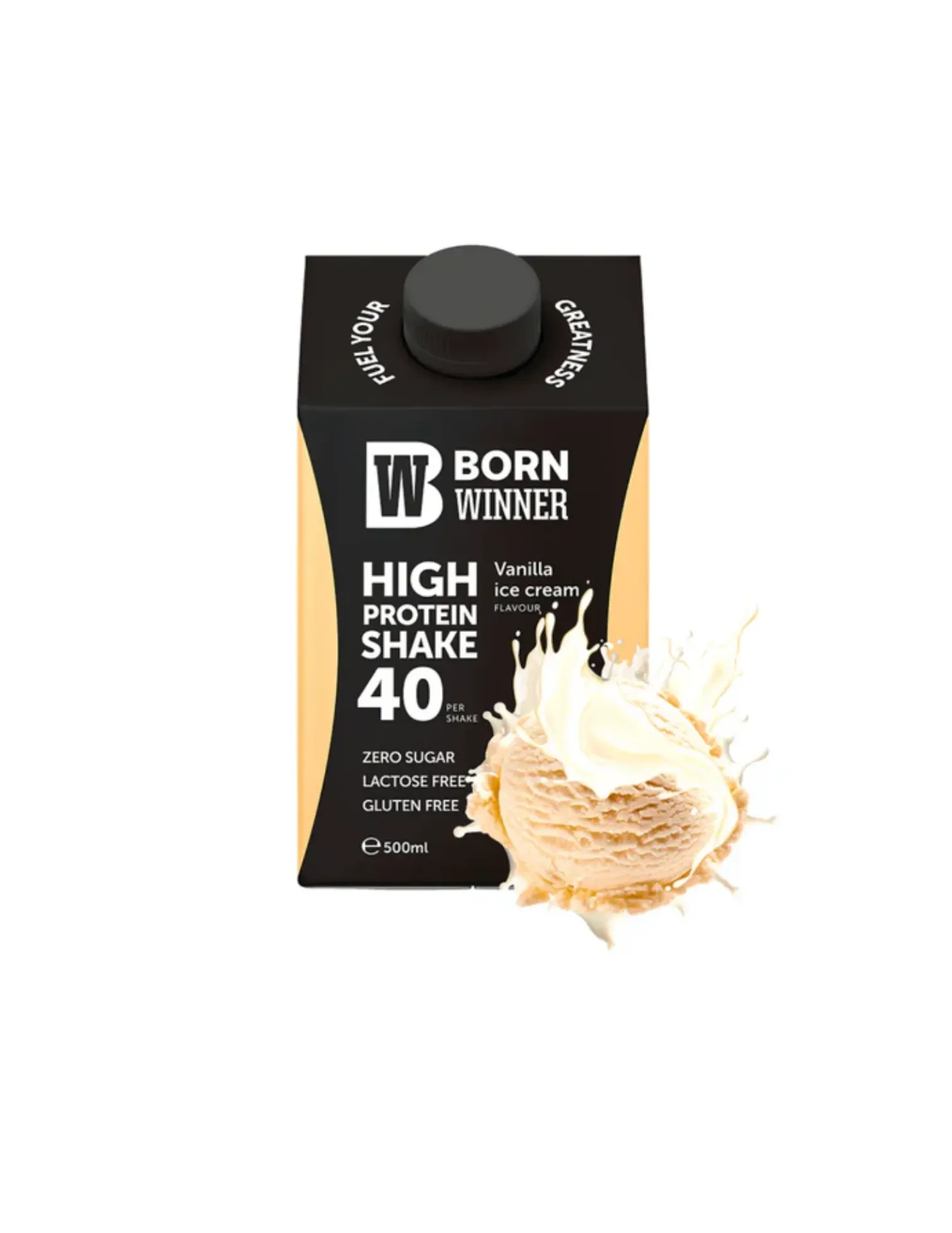 BW PROTEIN SHAKE VANILLA ICE CREAM 500ML
