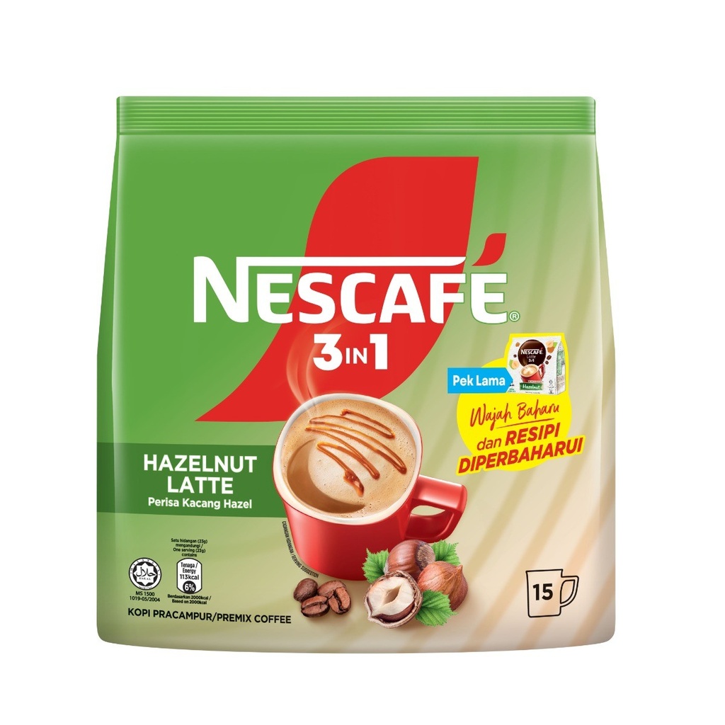 NESCAFE 3in1 HAZELNUT LATTE 23G