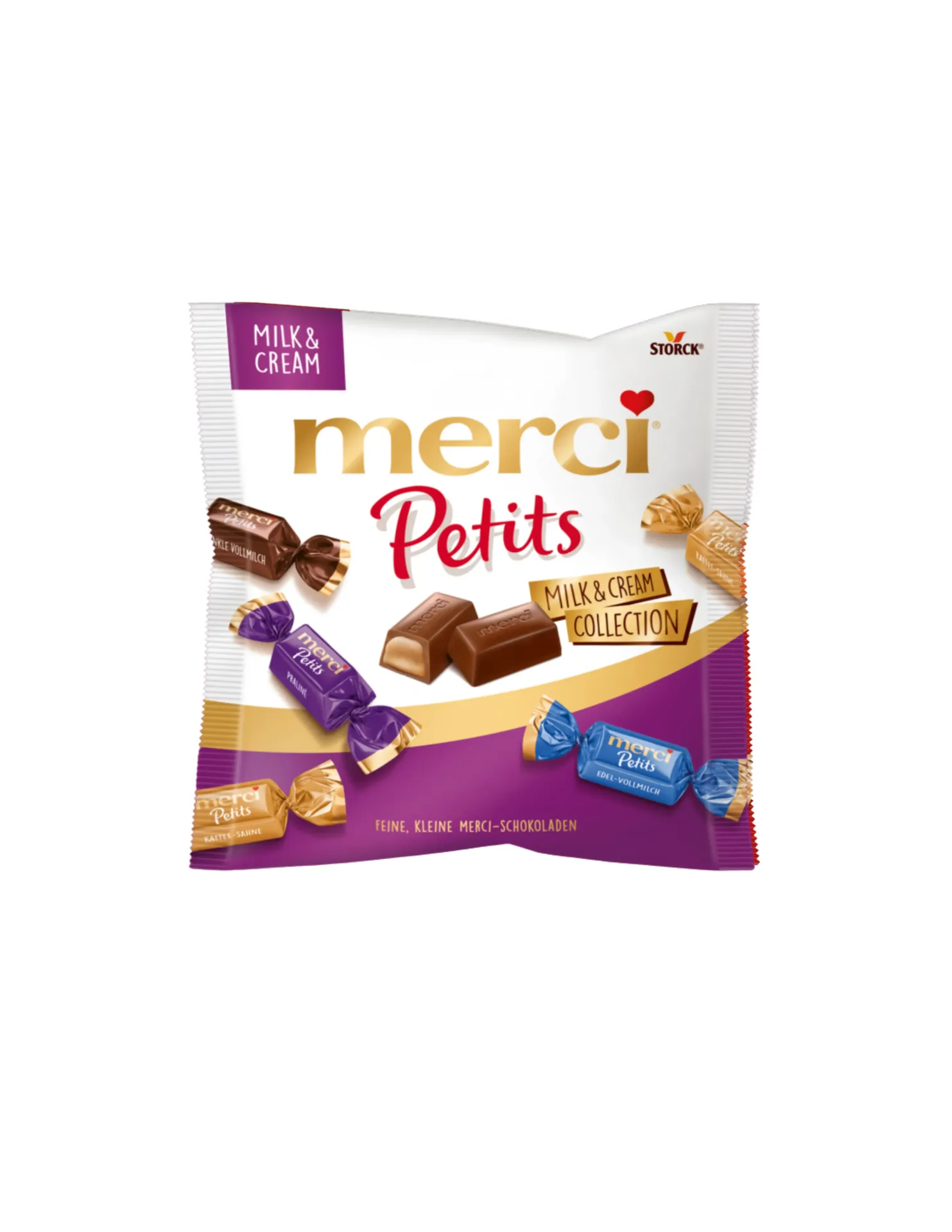 [4014400927399] MERCI PETITS MILK AND CREAM COLLECTION 125G
